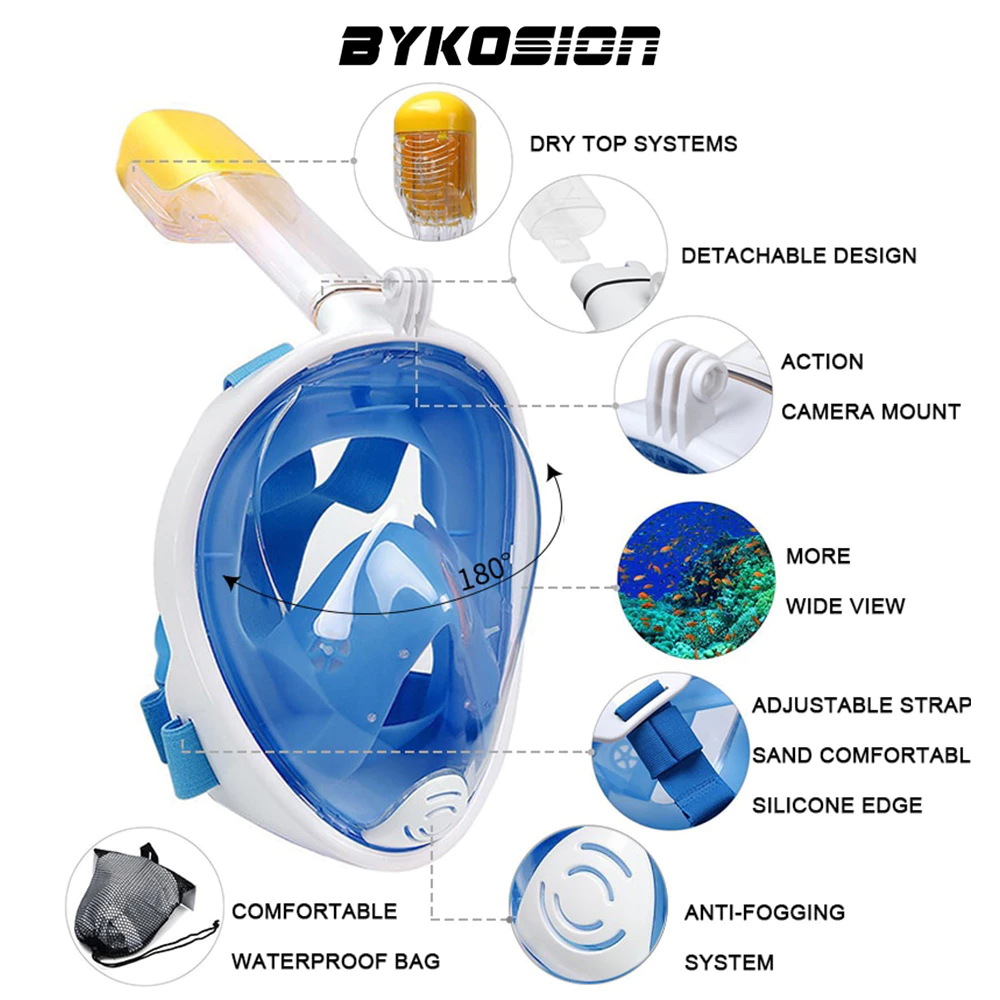 bykosion snorkeling set